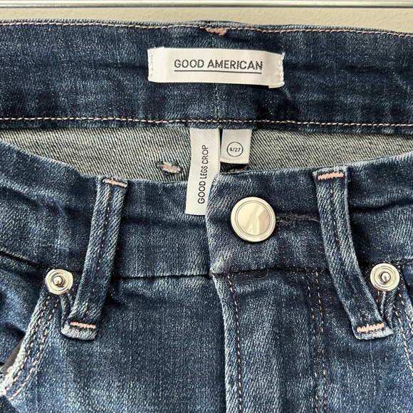 Good American Women’s Good Legs Skinny Jeans Dark Wash Size 27 - Picture 3 of 8